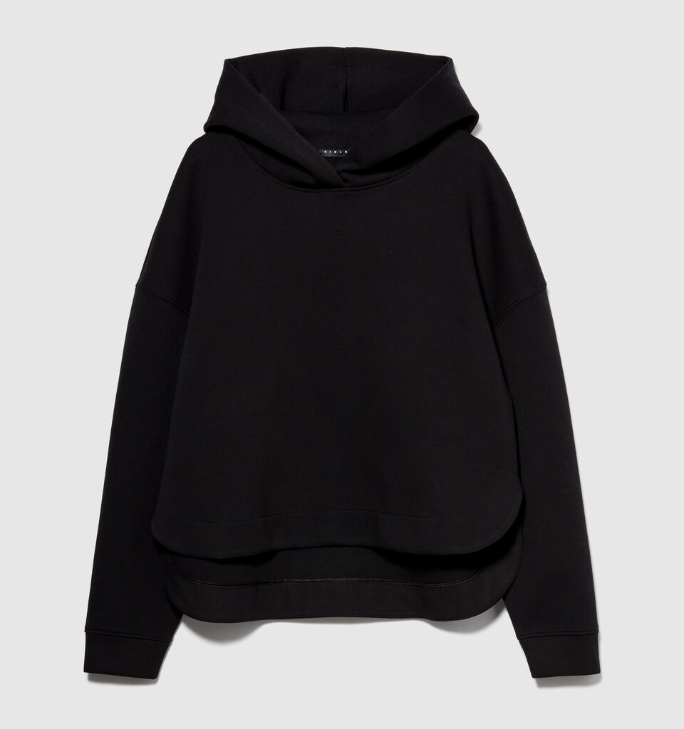 Technical sweatshirt - women's sweatshirts - Black | Sisley image number 6